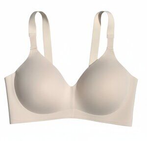 NIP | PrettyWell Beige Seamless Wireless Padded Comfort Lounge Bra | XL